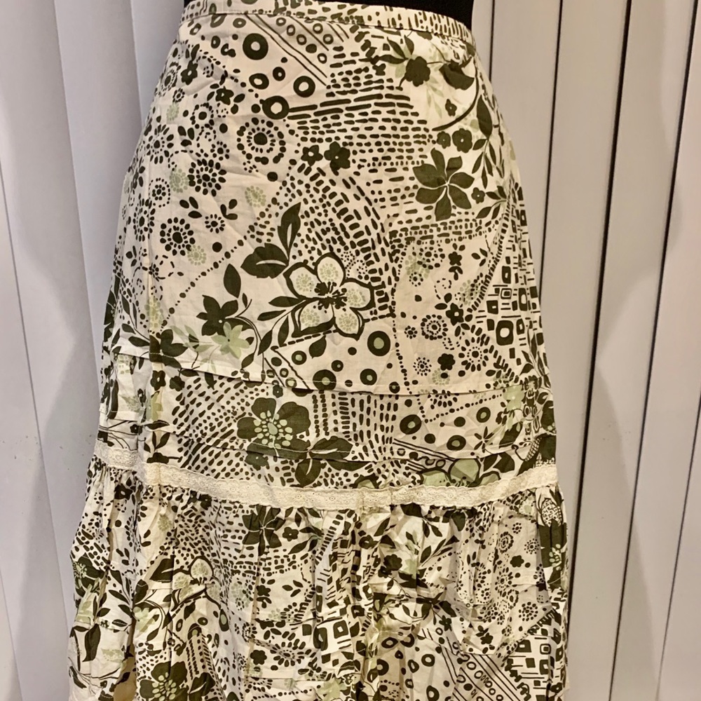 SONOMA Cotton skirt with cream lace trim - Picture 3 of 9